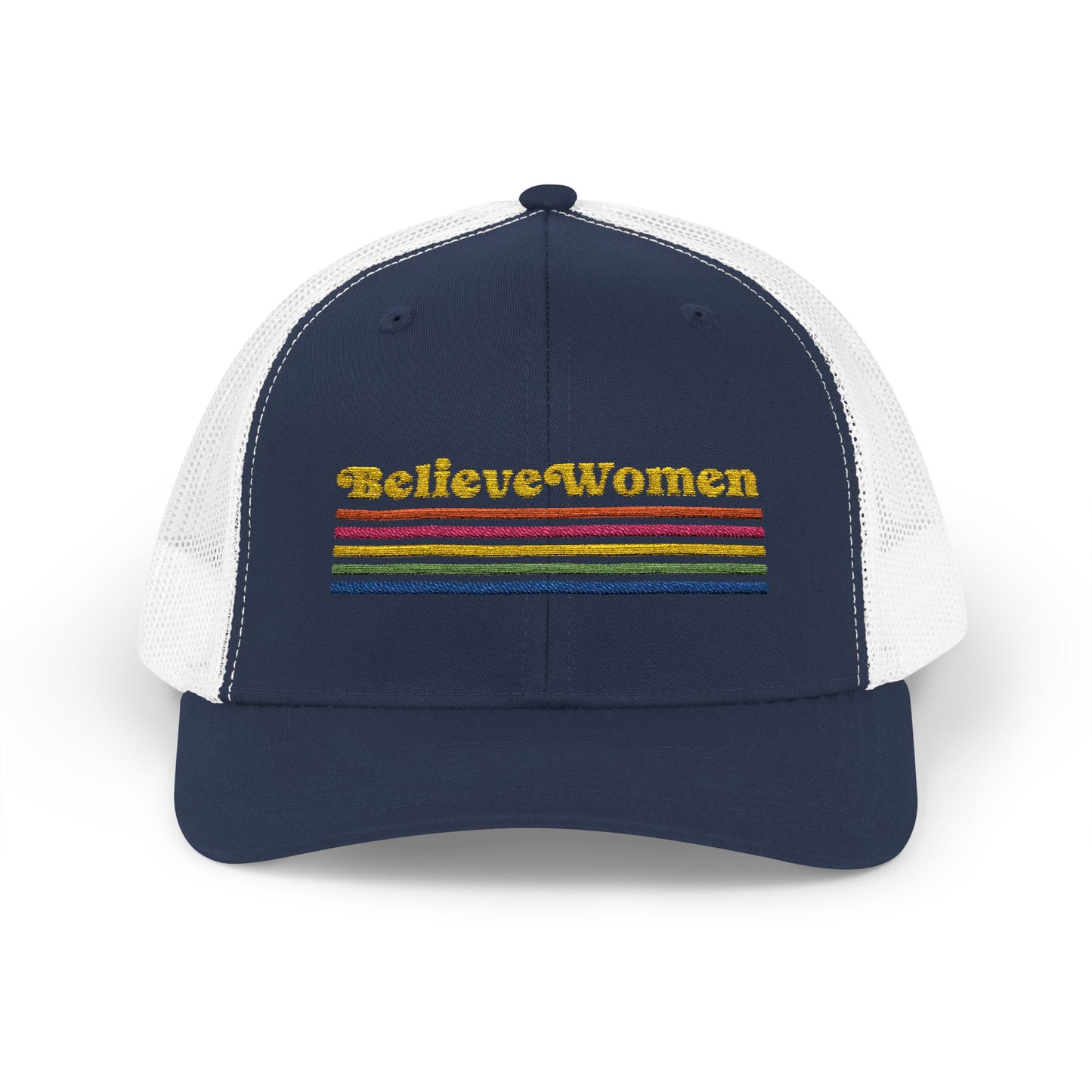 Believe Women Embroidered Trucker Hat