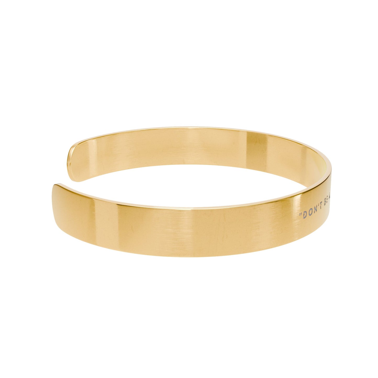 Don’t Be a Lady, Be a Legend – Stevie Nicks | 18K Gold‑Plated Cuff Bracelet | Feminist Statement Jewelry