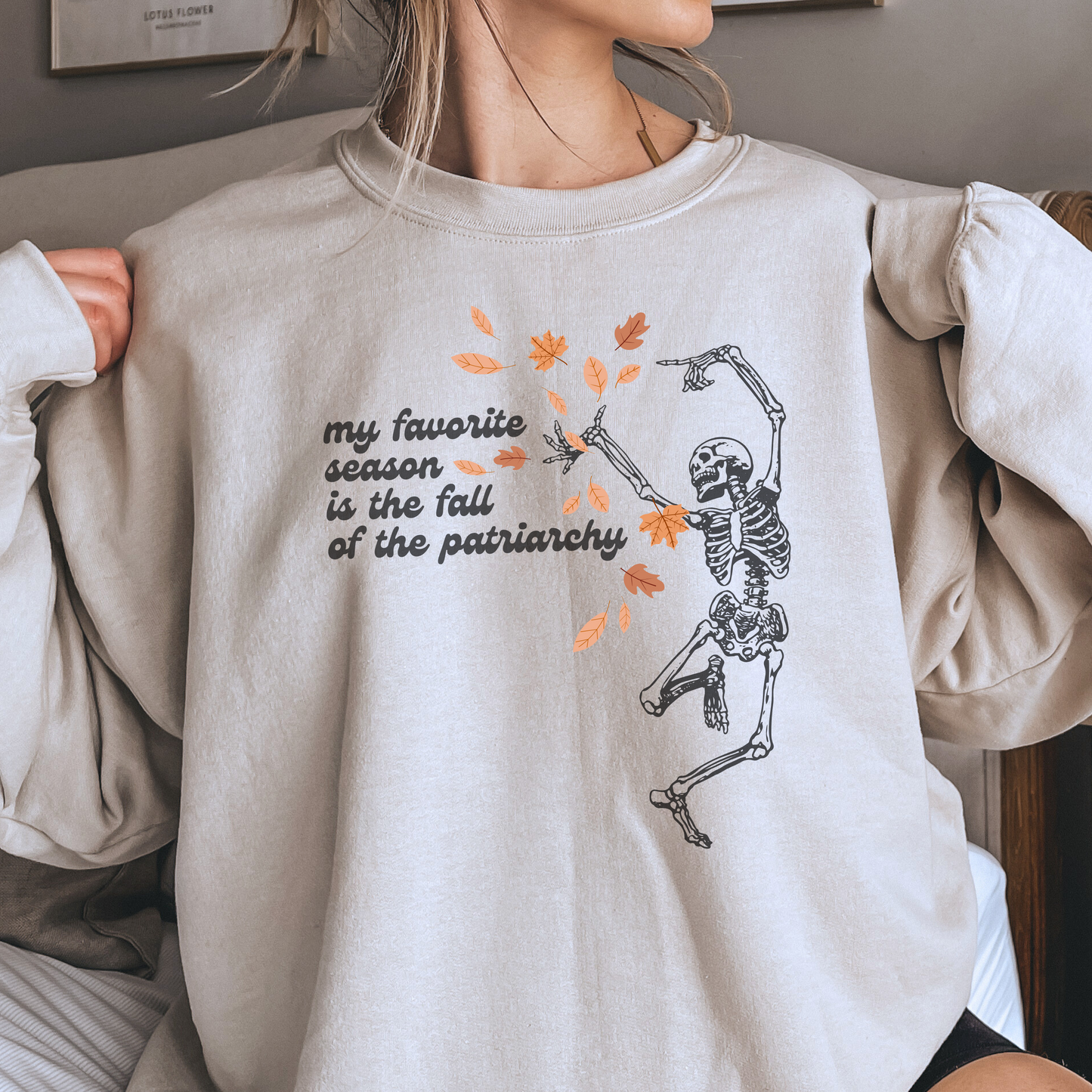The Fall of The Patriarchy Skeleton Sweatshirt