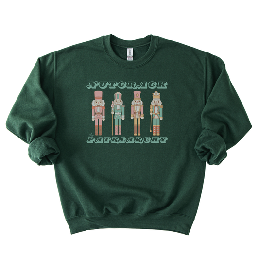 Nutcrack the Patriarchy Holiday Sweatshirt