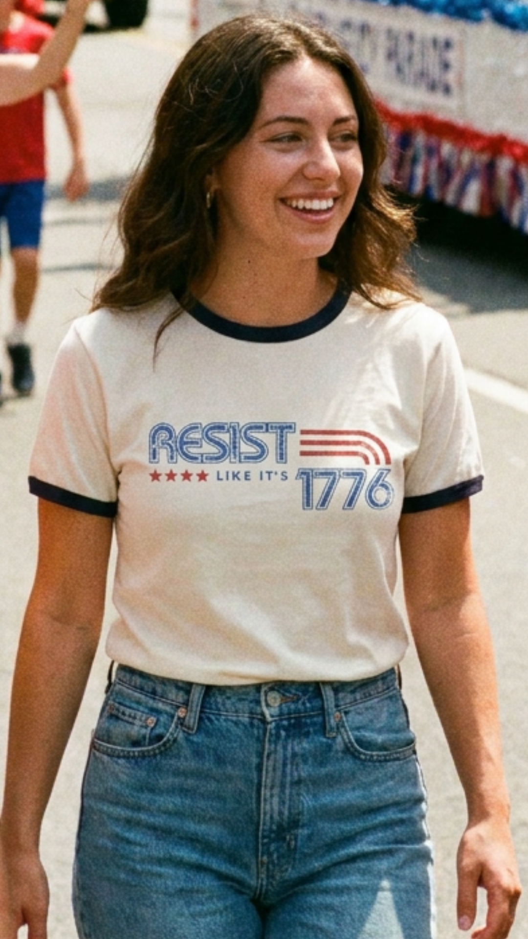Resist Like It's 1776 | Retro Ringer Tee
