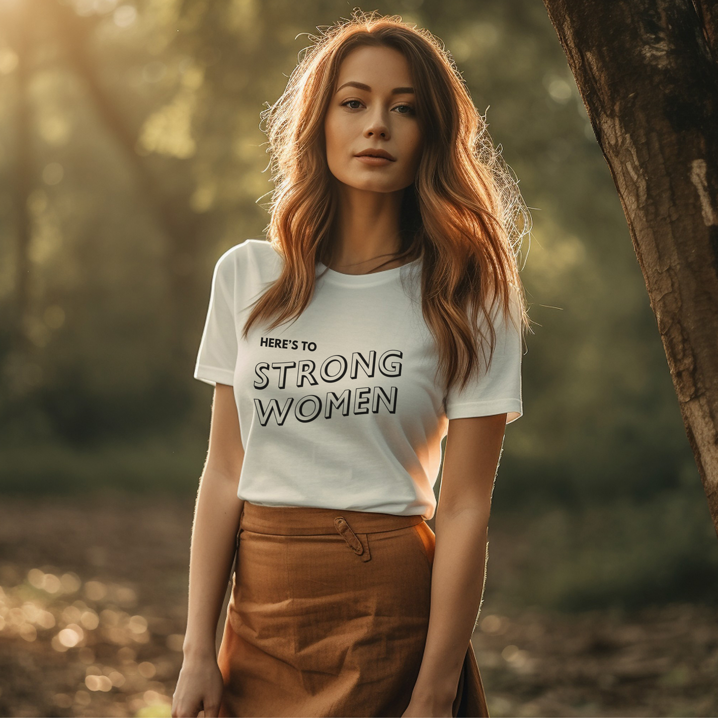 Here's To Strong Women T-Shirt