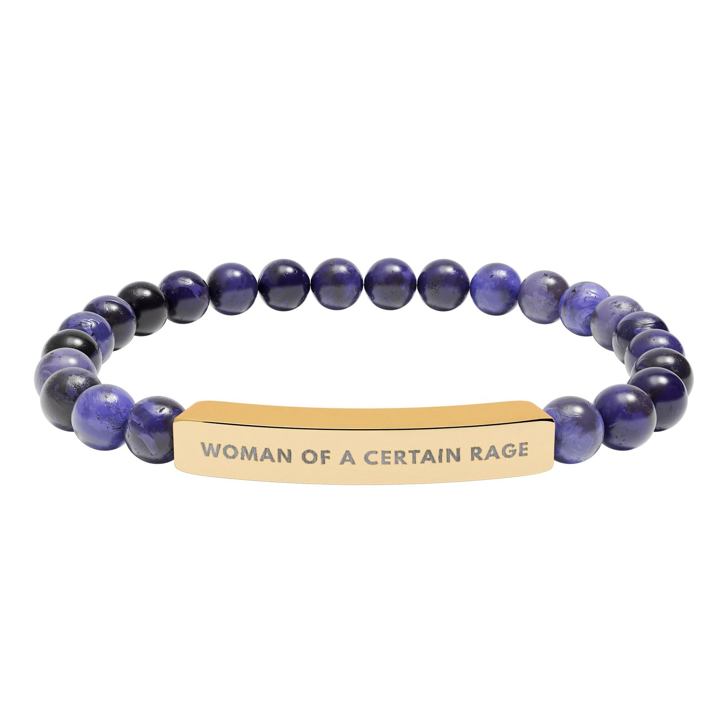 Woman Of A Certain Rage | 18K Gold-Plated Chakra Stone Bracelet