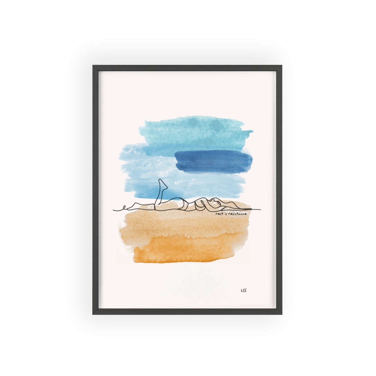 Rest Is Resistance | Framed Wall Art