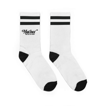 Mother Like No Other | Striped Crew Socks