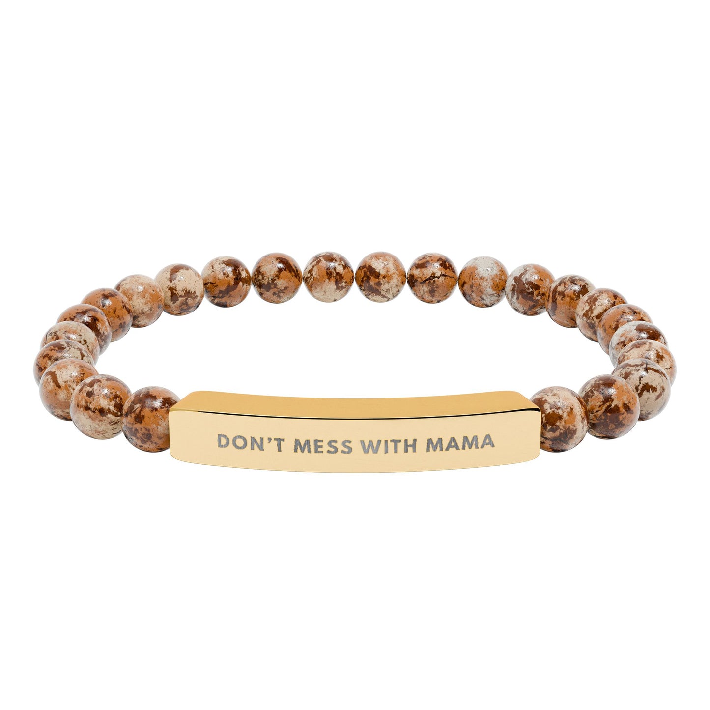 Don't Mess With Mama | 18K Gold-Plated Chakra Stone Bracelet