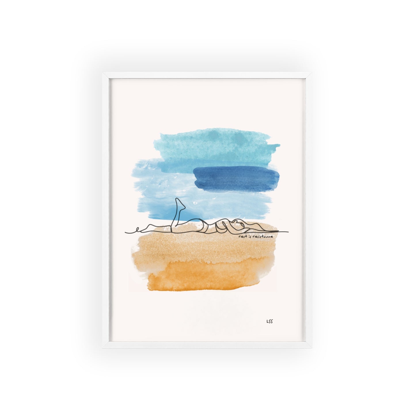 Rest Is Resistance | Framed Wall Art