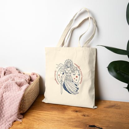 Injustice Anywhere Threatens Justice Everywhere | Reusable Cotton Canvas Tote Bag