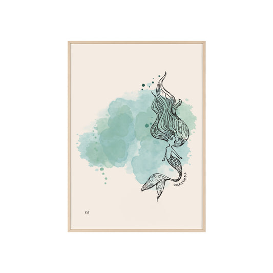 Ungovernable Mermaid | Framed Wall Art