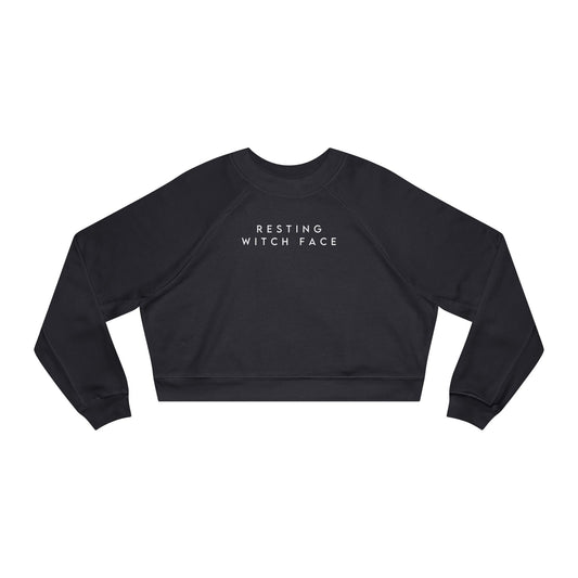 Resting Witch Face | Cropped Fleece Sweatshirt