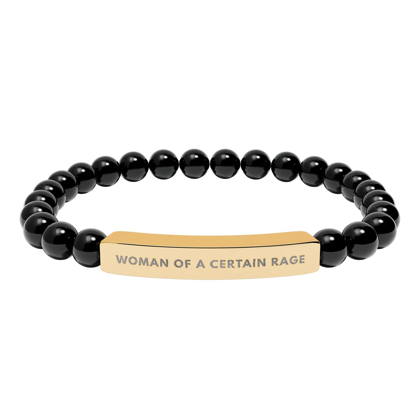 Woman Of A Certain Rage | 18K Gold-Plated Chakra Stone Bracelet