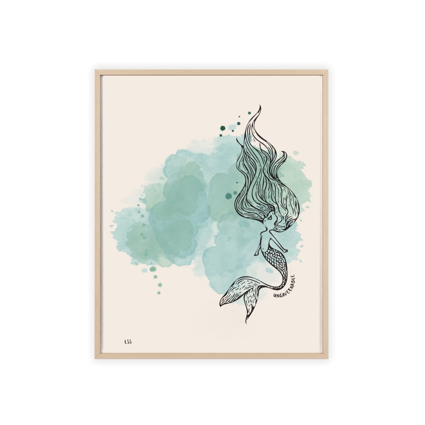 Ungovernable Mermaid | Framed Wall Art