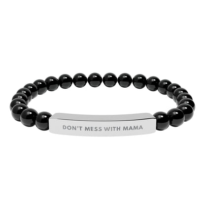 Don't Mess With Mama | 18K Gold-Plated Chakra Stone Bracelet