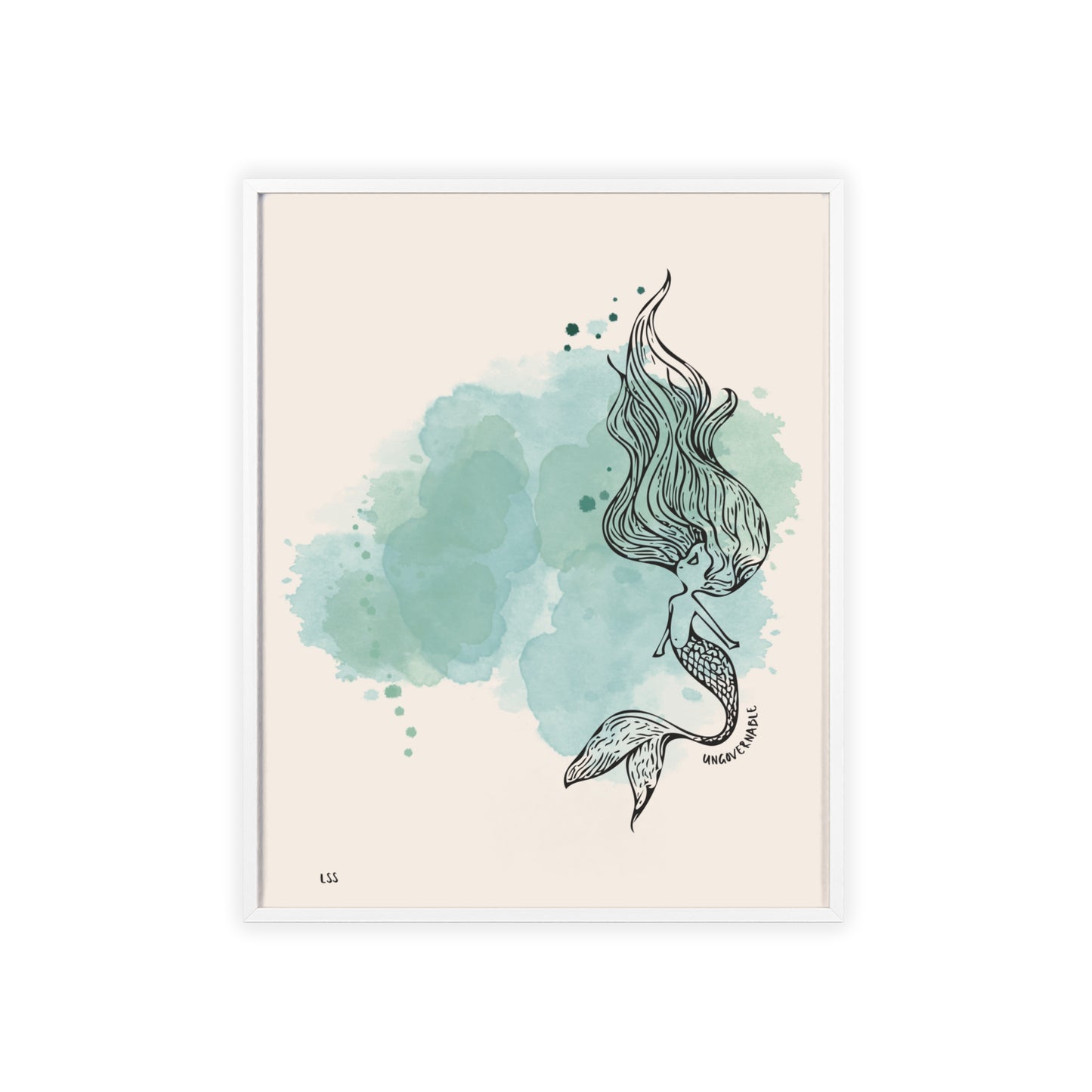 Ungovernable Mermaid | Framed Wall Art