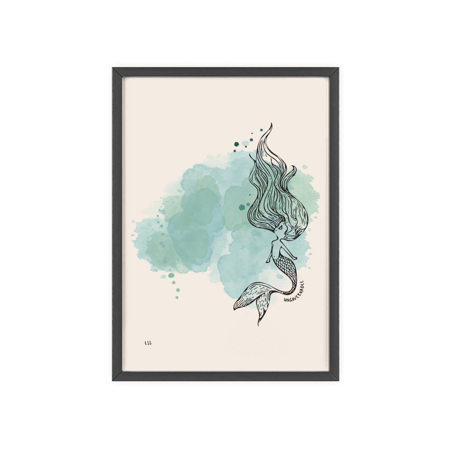 Ungovernable Mermaid | Framed Wall Art