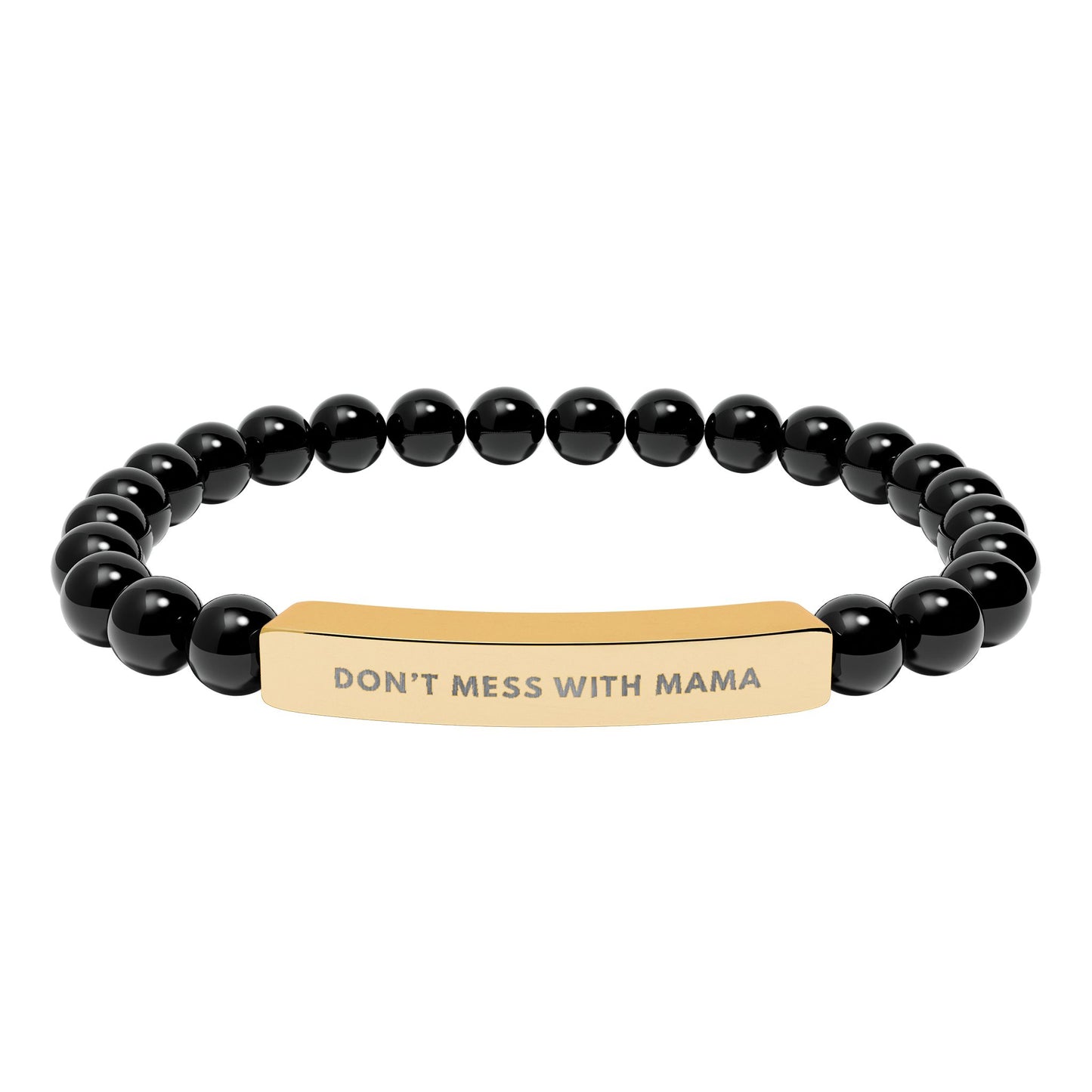 Don't Mess With Mama | 18K Gold-Plated Chakra Stone Bracelet