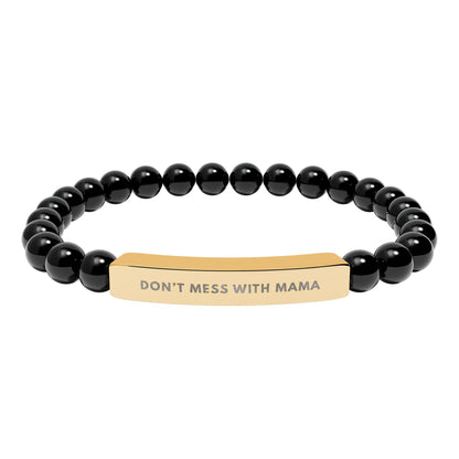Don't Mess With Mama | 18K Gold-Plated Chakra Stone Bracelet