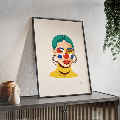 Smile For Me Clown | Framed Wall Art