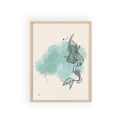 Ungovernable Mermaid | Framed Wall Art