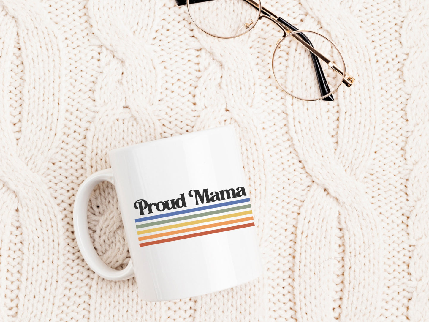 Mothers Day Gifts | Proud Mama Mug, LGBTQ+ Gift for Mom