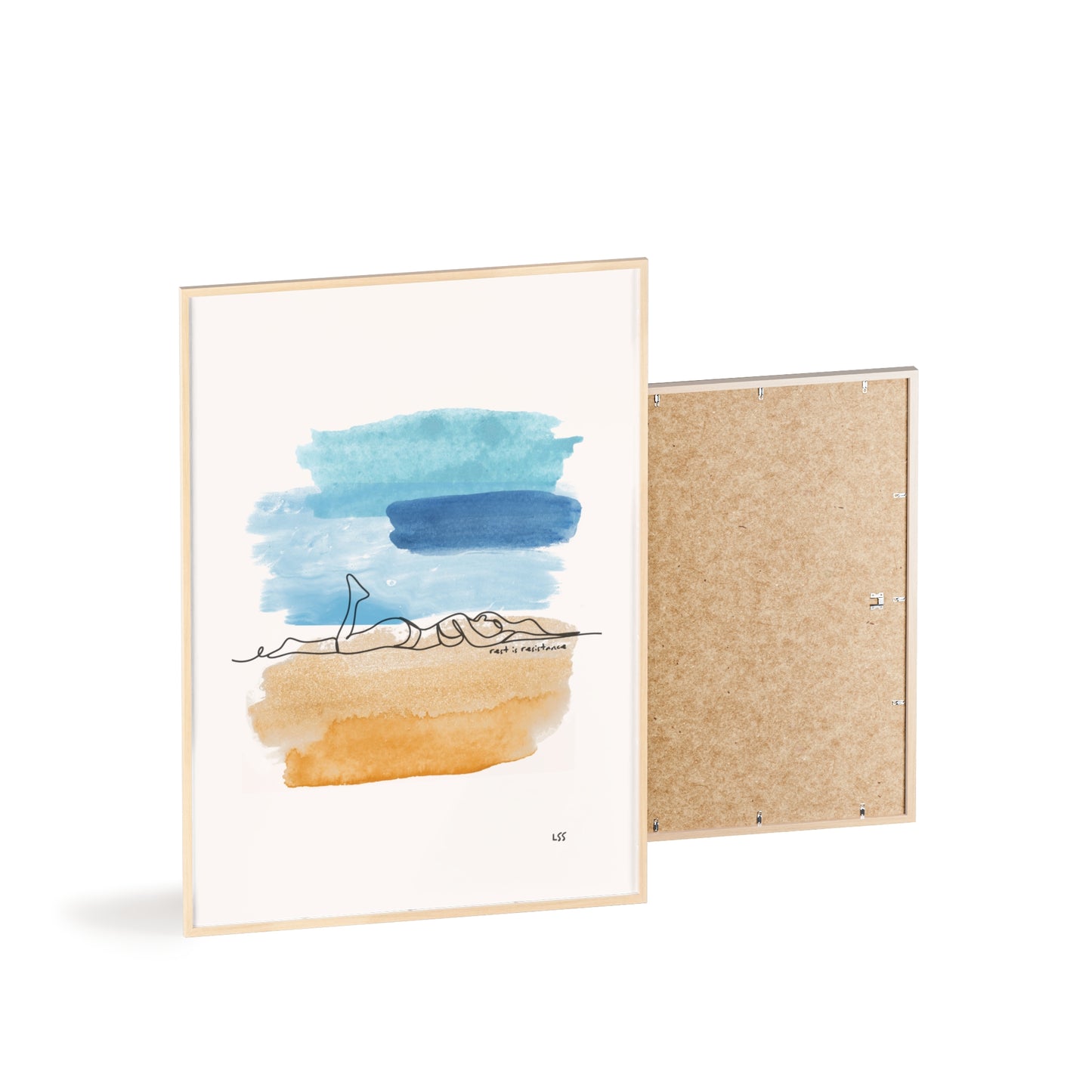 Rest Is Resistance | Framed Wall Art