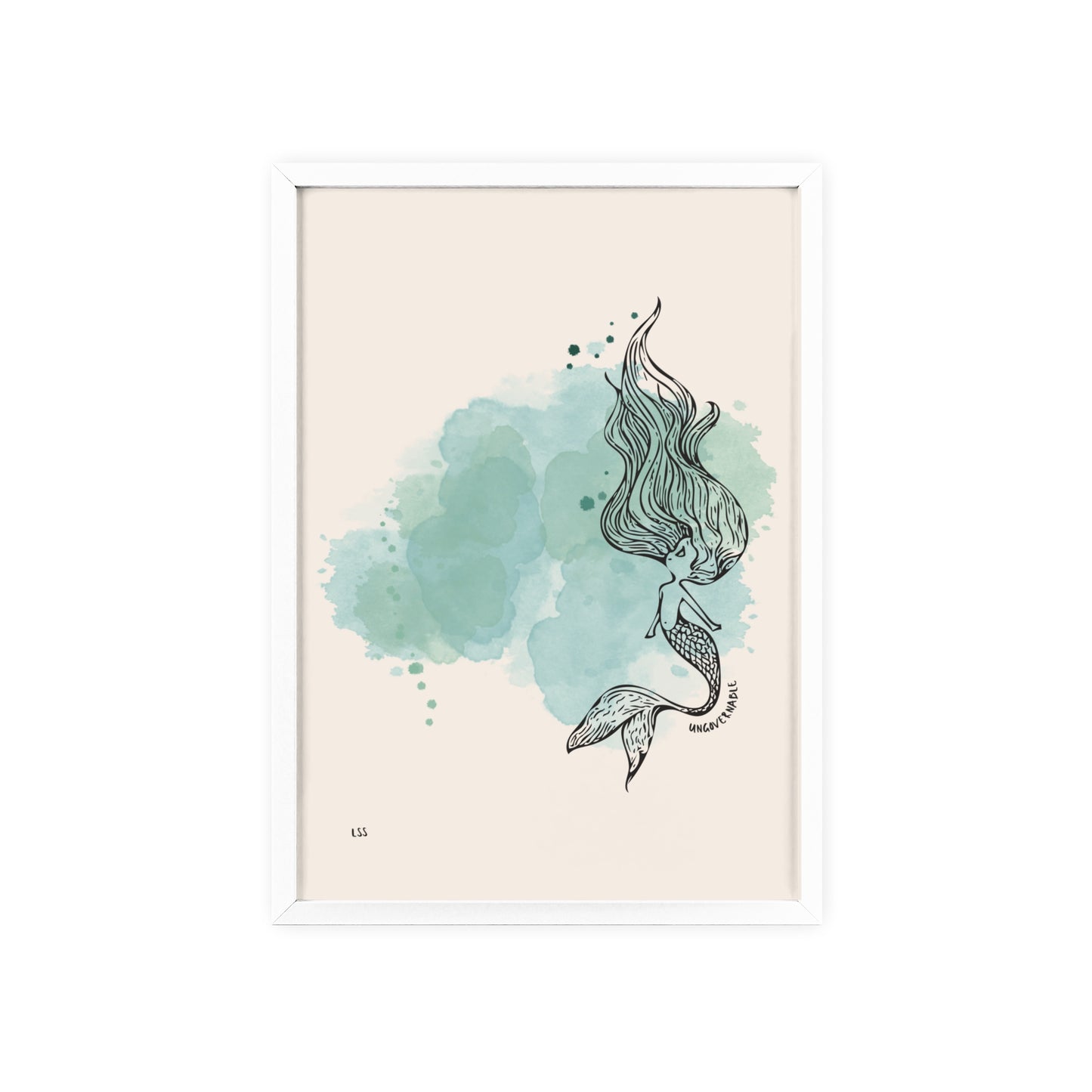Ungovernable Mermaid | Framed Wall Art