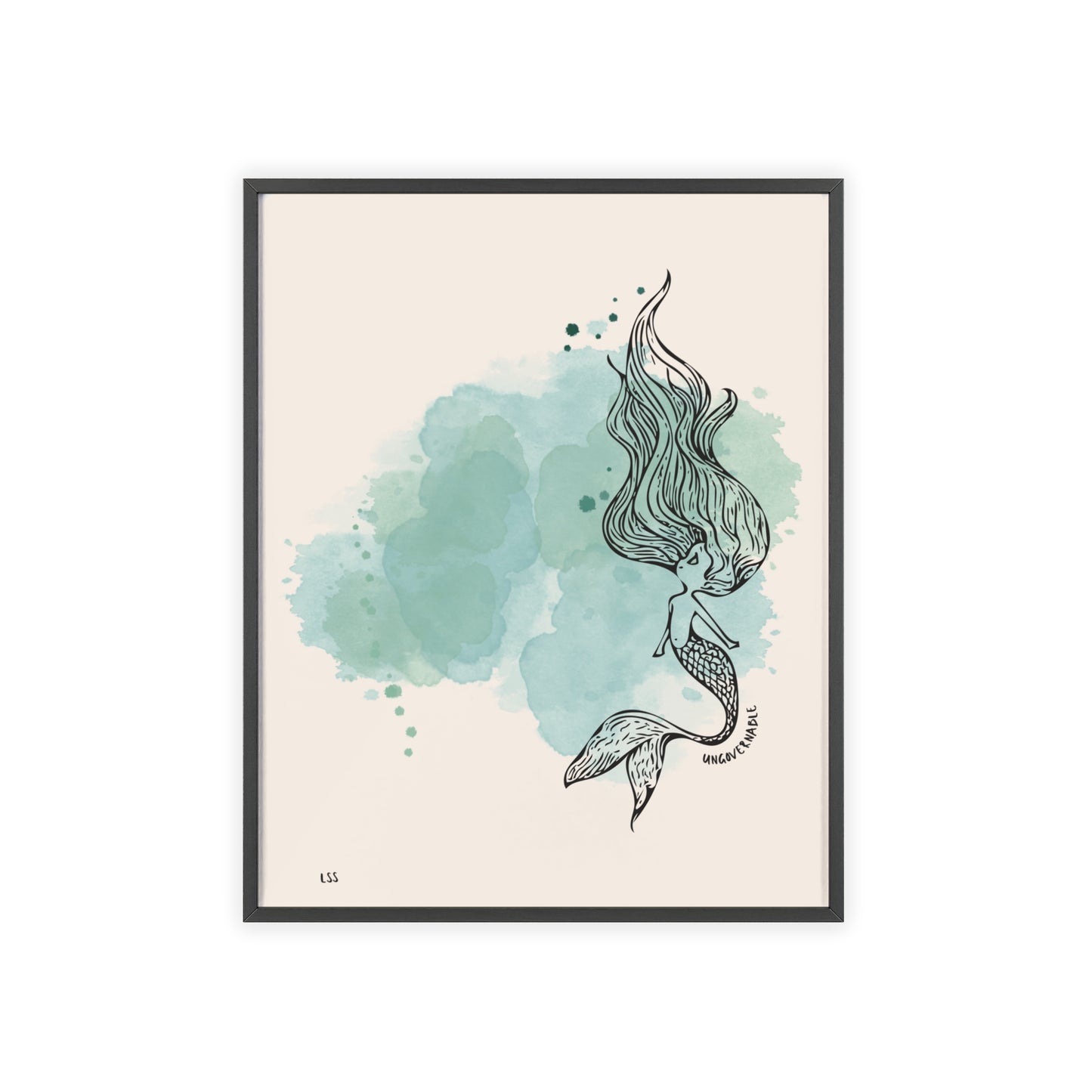 Ungovernable Mermaid | Framed Wall Art