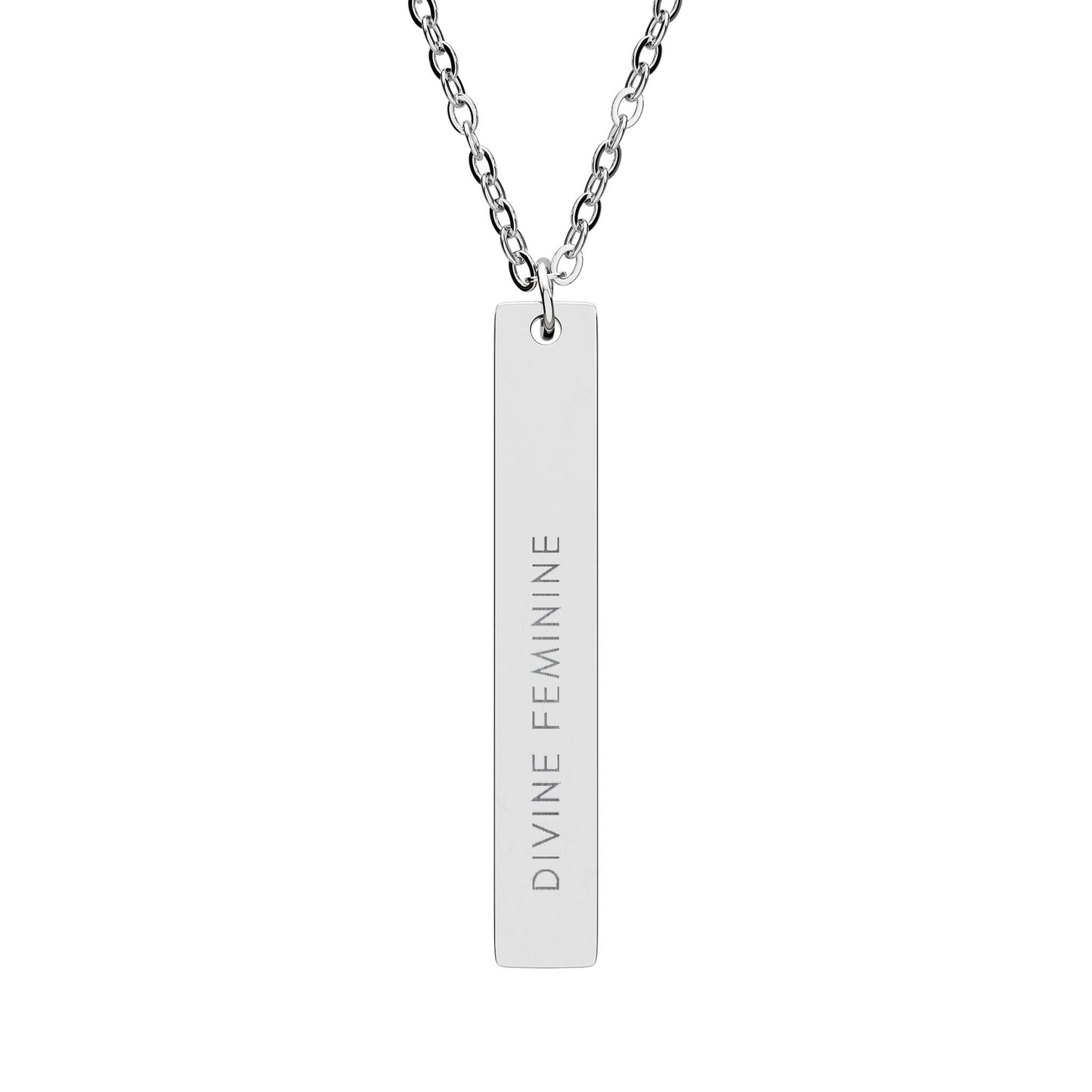 Divine Feminine | 18K Gold-Plated Vertical Bar Necklace