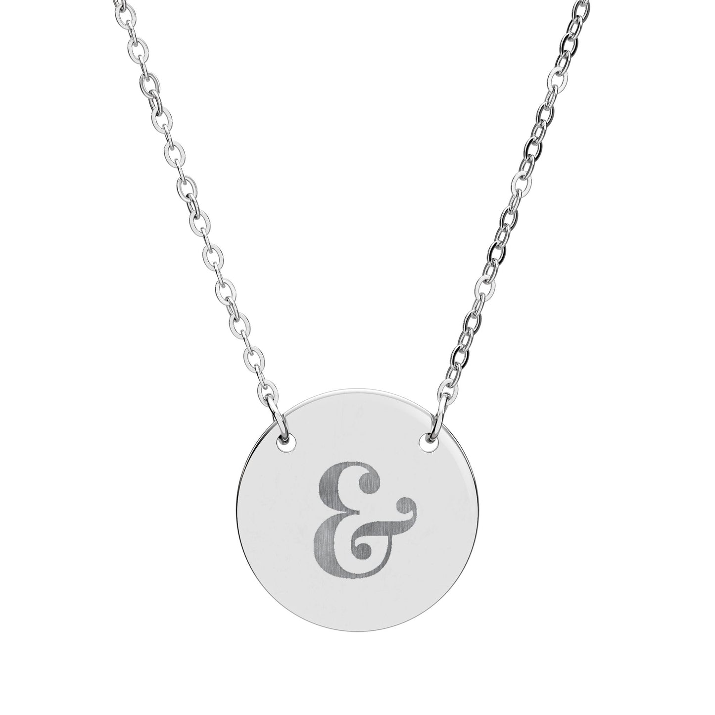 Ampersand | 18K Gold-Plated Circle Pendant Necklace