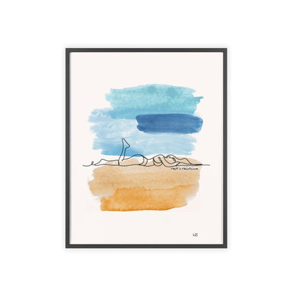 Rest Is Resistance | Framed Wall Art