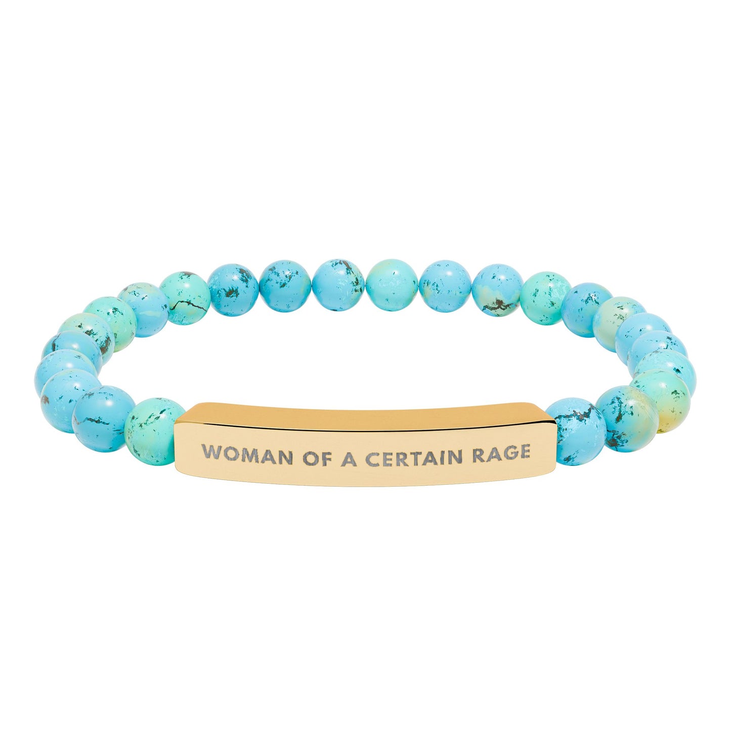Woman Of A Certain Rage | 18K Gold-Plated Chakra Stone Bracelet