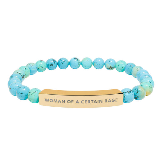 Woman Of A Certain Rage | 18K Gold-Plated Chakra Stone Bracelet