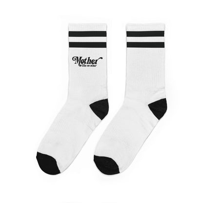 Mother Like No Other | Striped Crew Socks