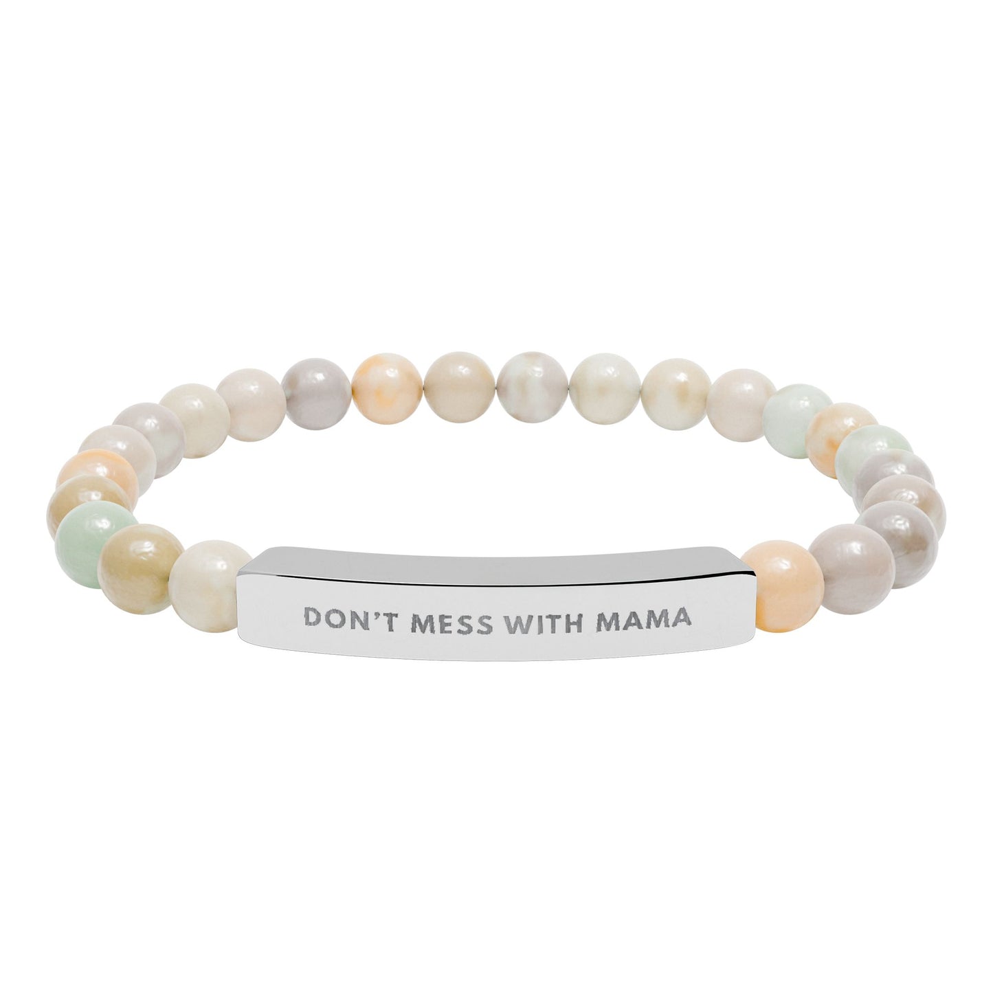 Don't Mess With Mama | 18K Gold-Plated Chakra Stone Bracelet