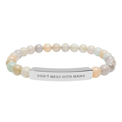 Don't Mess With Mama | 18K Gold-Plated Chakra Stone Bracelet