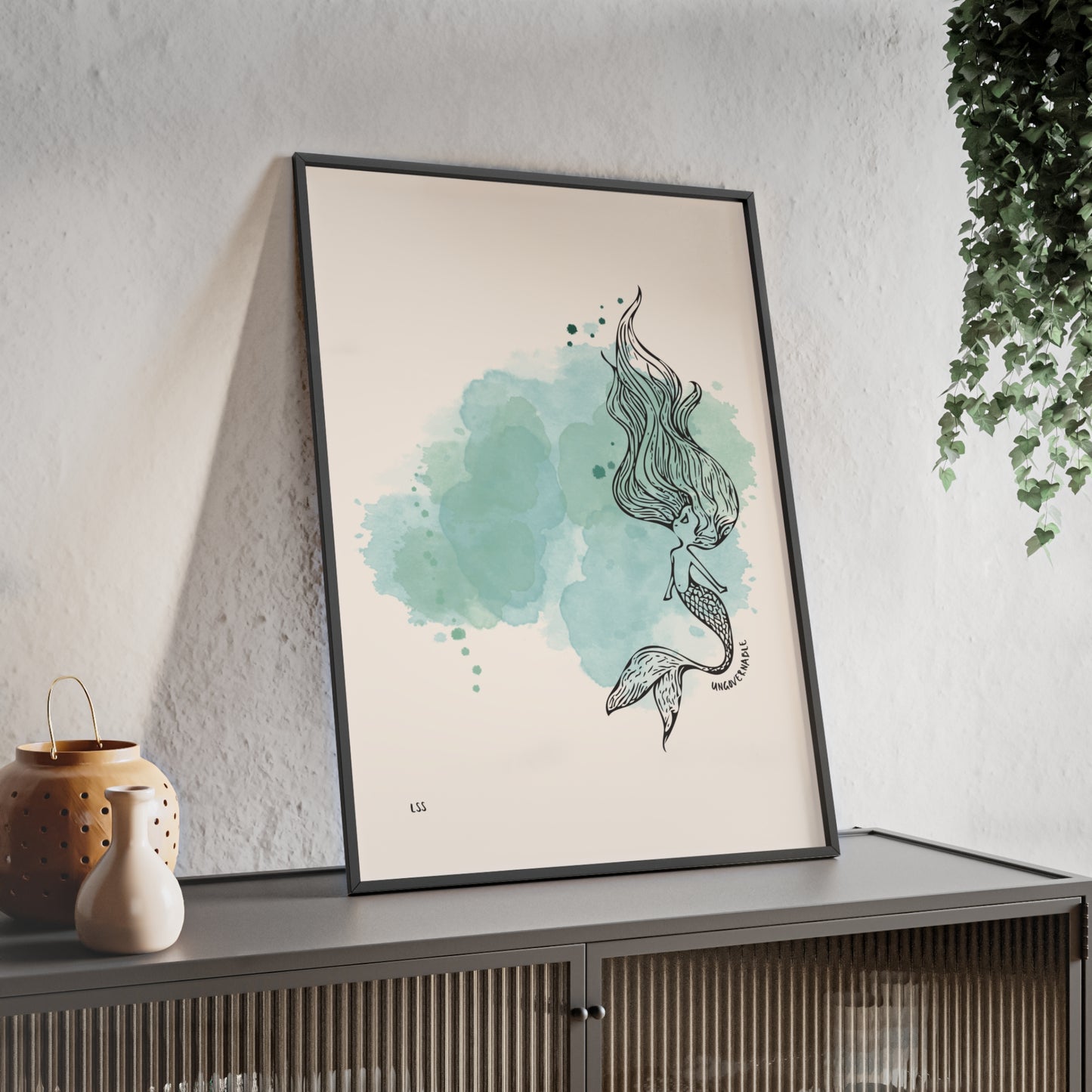 Ungovernable Mermaid | Framed Wall Art