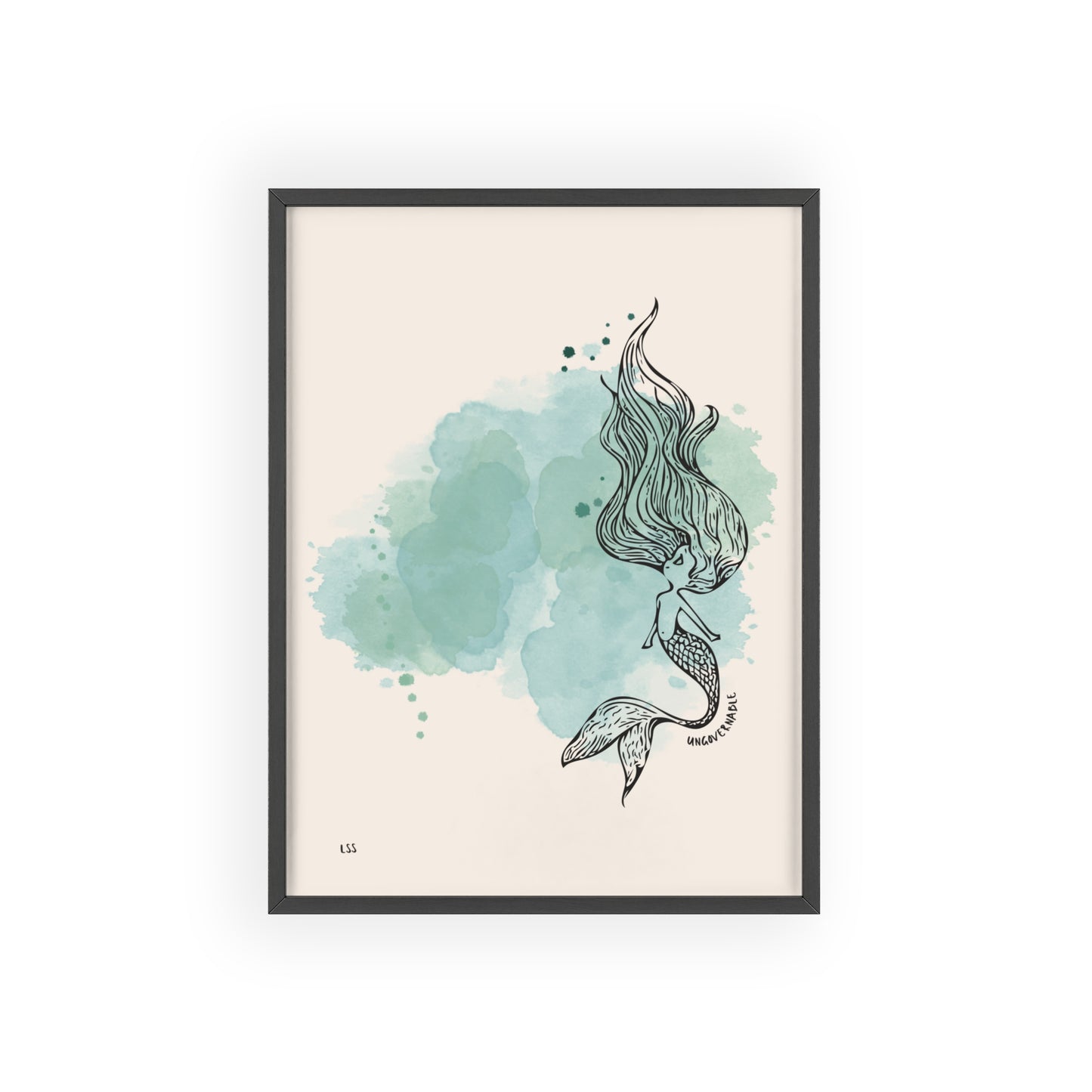 Ungovernable Mermaid | Framed Wall Art