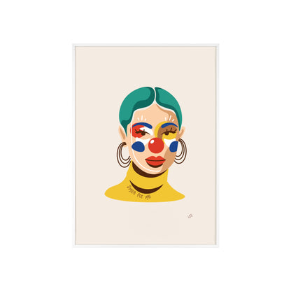 Smile For Me Clown | Framed Wall Art