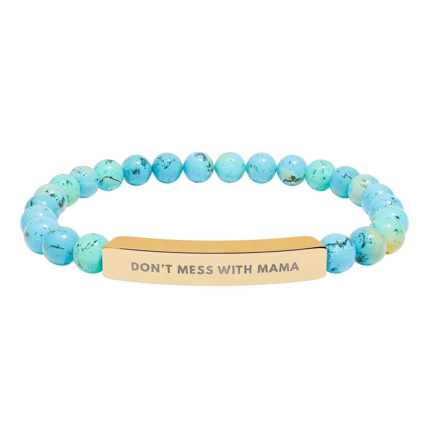 Don't Mess With Mama | 18K Gold-Plated Chakra Stone Bracelet