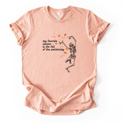 The Fall of The Patriarchy Skeleton T-Shirt