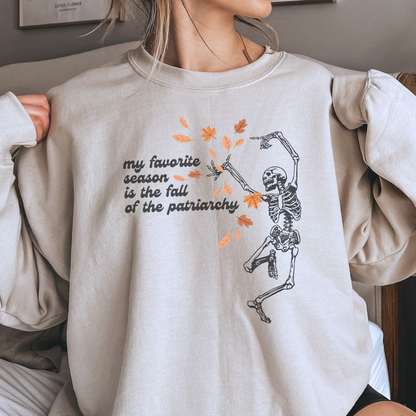The Fall of The Patriarchy Skeleton Sweatshirt