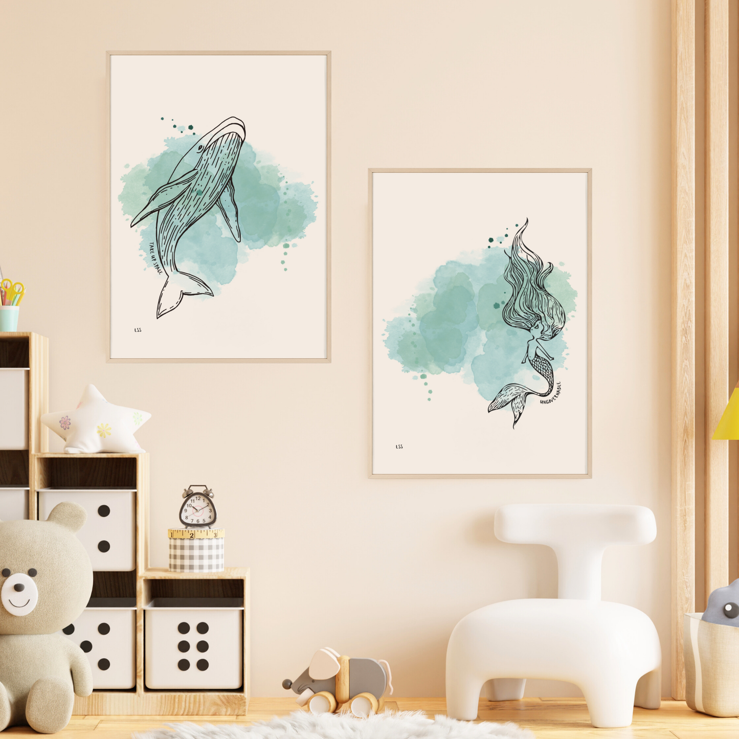 Ungovernable Mermaid | Framed Wall Art