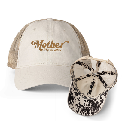 Mother Like No Other | Washed Pattern Mesh-Back Trucker Hat
