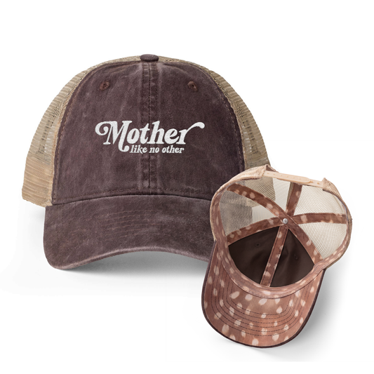 Mother Like No Other | Washed Pattern Mesh-Back Trucker Hat