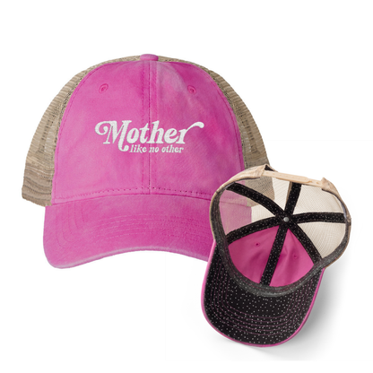 Mother Like No Other | Washed Pattern Mesh-Back Trucker Hat