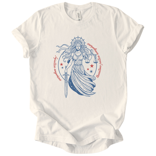Injustice Anywhere Threatens Justice Everywhere T-Shirt